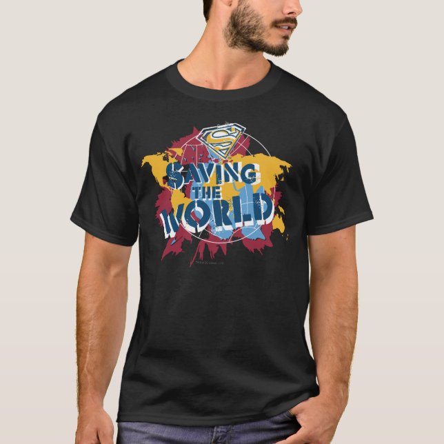 Camiseta Salvar al mundo con pintura (Anverso)