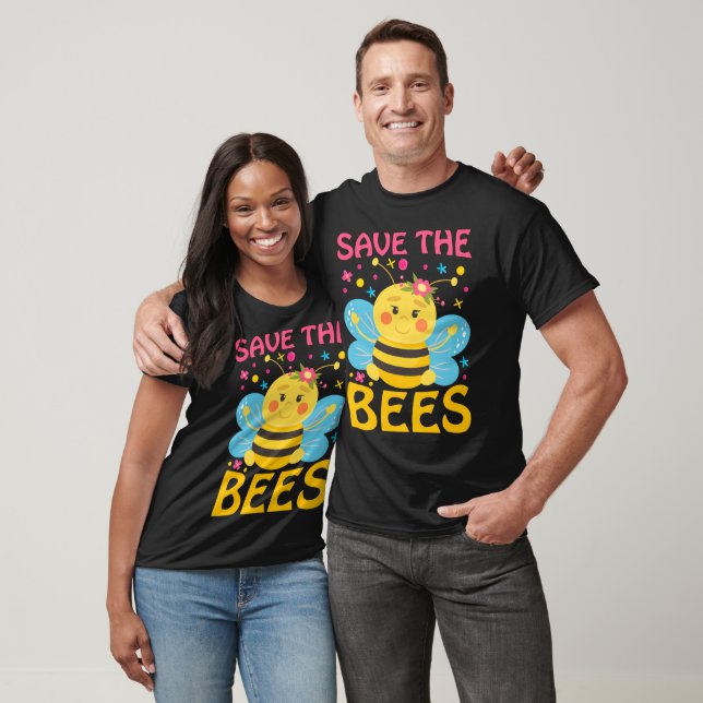 Camiseta Salvar al Personalizado de abejas (Unisexo)