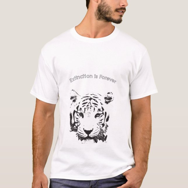 Camiseta Salvar al tigre (Anverso)