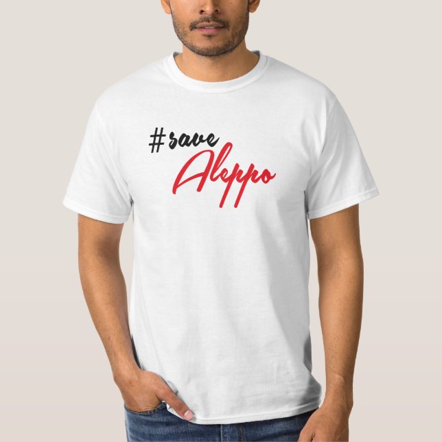 Camiseta Salvar Alepo (Anverso)