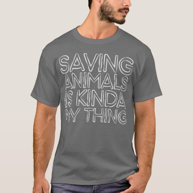 Camiseta Salvar animales es como mi regalo (Anverso)
