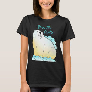 Camiseta Salvar el Ártico No hay un planetaB con Iceberg bl