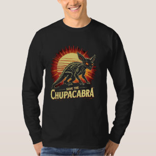 Camiseta Salvar El Chupacabra Atardecer Místico