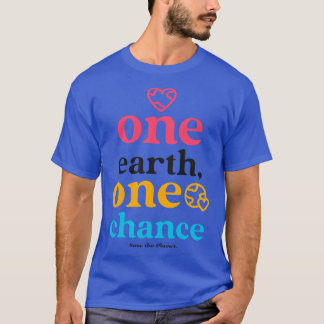 Camiseta Salvar el entorno ecologista del Día de la Tierra