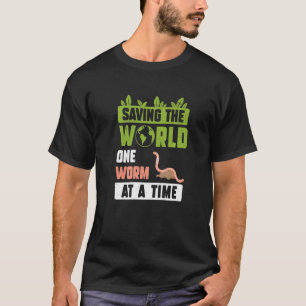 Camiseta Salvar El Humor De Vermicultura Mundial Para Un Gu