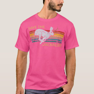 Camiseta Salvar el Jackalope - Conejo Vintage - Cryp Campin