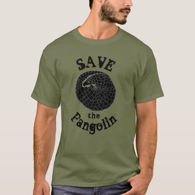 Camiseta Salvar el Monocromo de Vida Silvestre en Peligro d (Anverso)