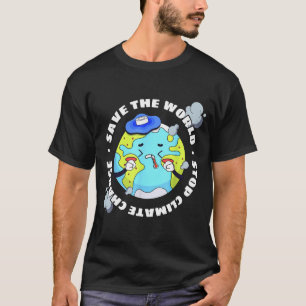 Camiseta Salvar El Mundo Detener El Cambio Climático