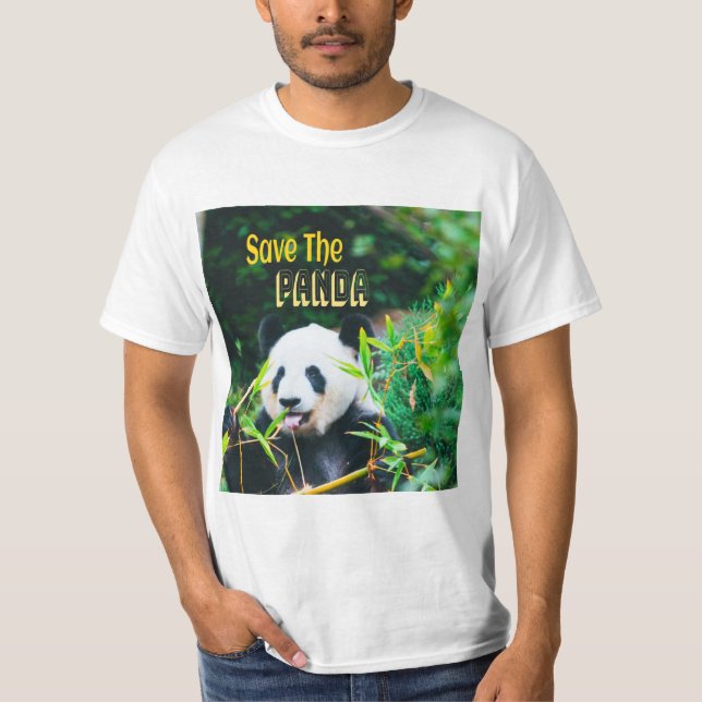 Camiseta Salvar el Panda (Anverso)