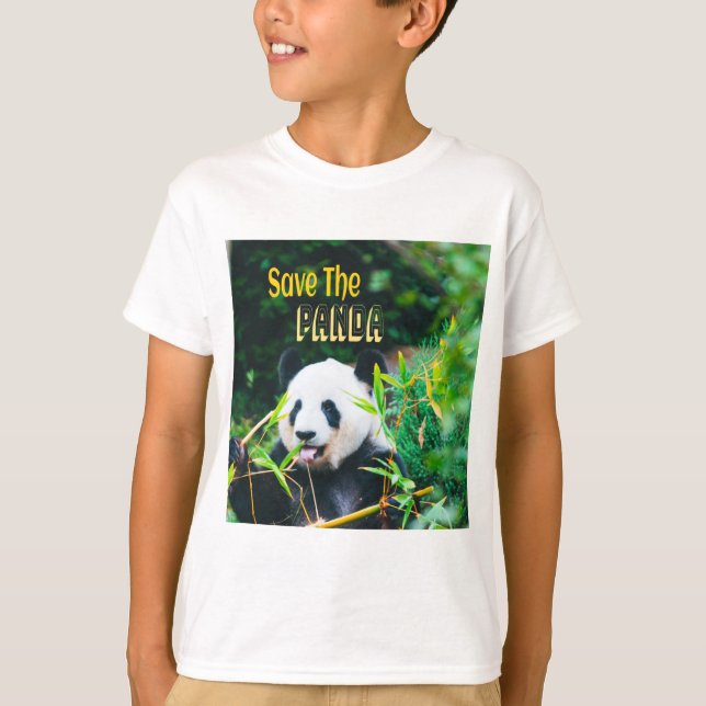 Camiseta Salvar el Panda (Anverso)