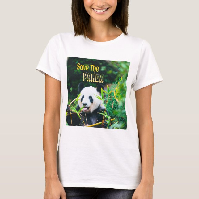 Camiseta Salvar el Panda (Anverso)