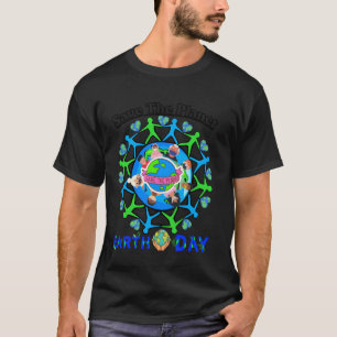 Camiseta Salvar el planeta del cambio climático y global.