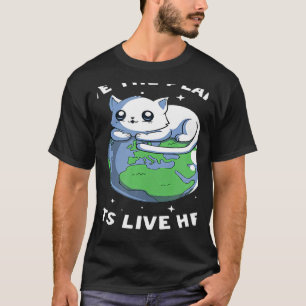 Camiseta Salvar El Planeta Gatos Viven Aquí Gato Salvar Med