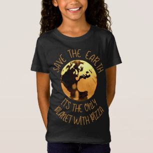 Camiseta Salvar el planeta único de la Tierra con la divert
