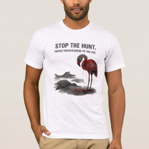 Camiseta Salvar flamencos en Irak – Conciencia de protecció