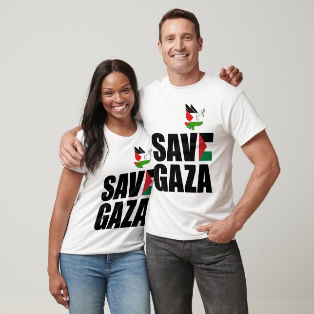 CAMISETA SALVAR GAZA (Unisexo)