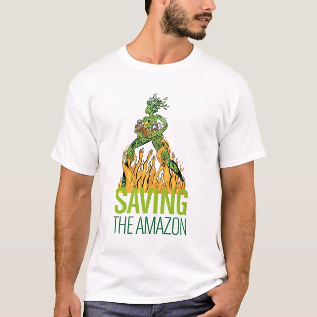 CAMISETA SALVAR LA AMAZONÍA (Anverso)