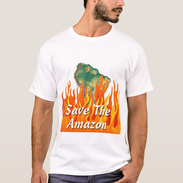 Camiseta Salvar la Amazonía (Anverso)
