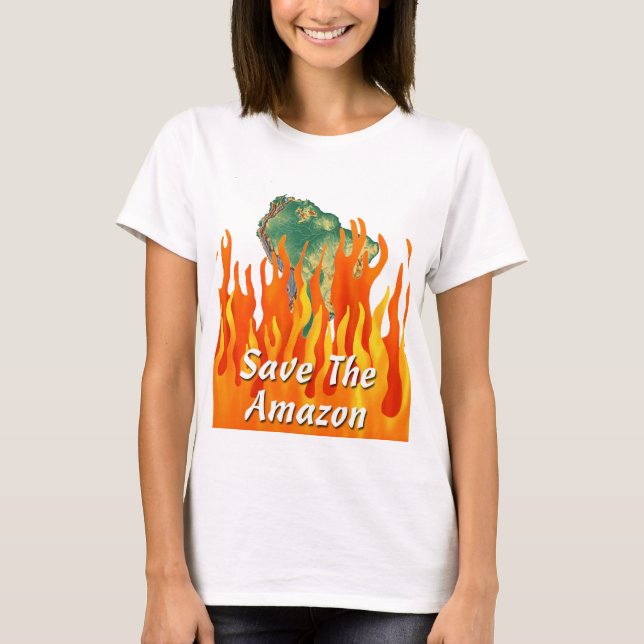 Camiseta Salvar la Amazonía (Anverso)