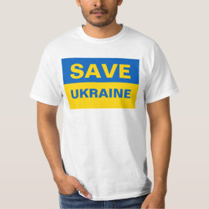 Camiseta Salvar la bandera ucraniana