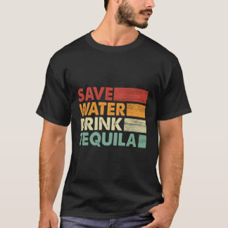 Camiseta Salvar la bebida de agua Tequila Mexicana