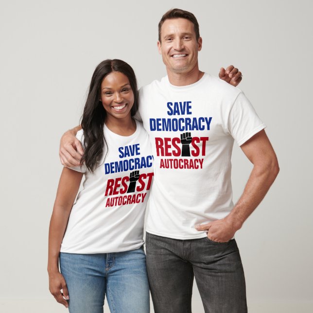 Camiseta Salvar la democracia resiste a la autocracia - Ant (Unisexo)