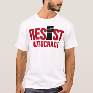 Camiseta Salvar la democracia resistir la autocracia - Anti