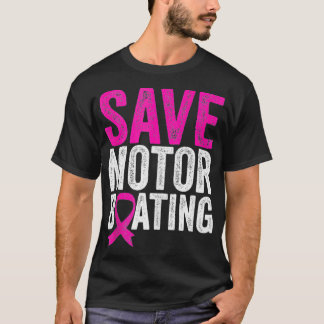 Camiseta Salvar la motocicleta Funny Conciencia sobre el Cá