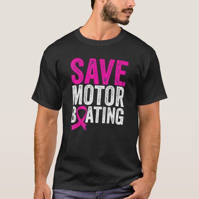 Camiseta Salvar la motocicleta Funny Conciencia sobre el Cá (Anverso)