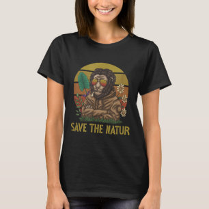 Camiseta Salvar la Naturaleza Salvar la Naturaleza León Med