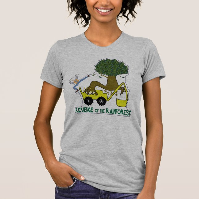 Camiseta Salvar la planta de selva tropical árboles el Día  (Anverso)