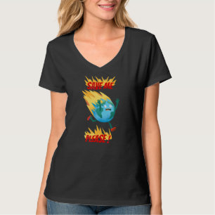 Camiseta Salvar la protección ambiental de la Tierra Calent