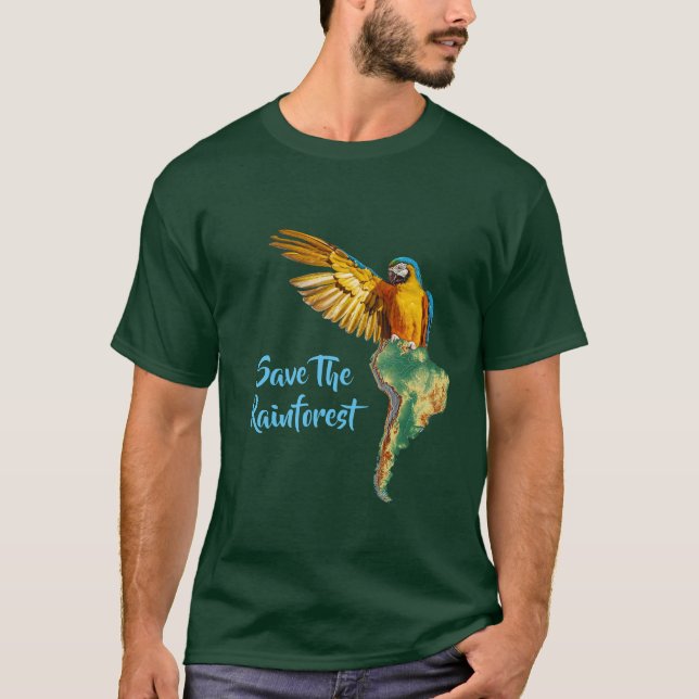 Camiseta Salvar la selva tropical (Anverso)