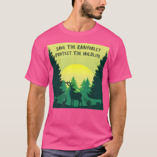 Camiseta Salvar La Selva Tropical Proteger El Clásico De Vi