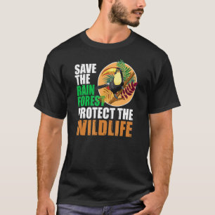 Camiseta Salvar La Selva Tropical Proteger El Medio Ambient