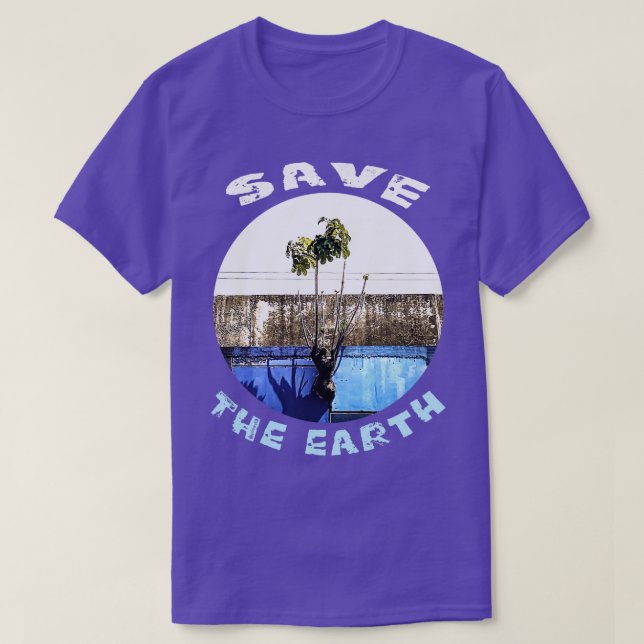 Camiseta salvar la tierra 1 (Diseño del anverso)