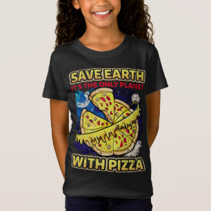 Camiseta Salvar la Tierra es el único planeta con diversión