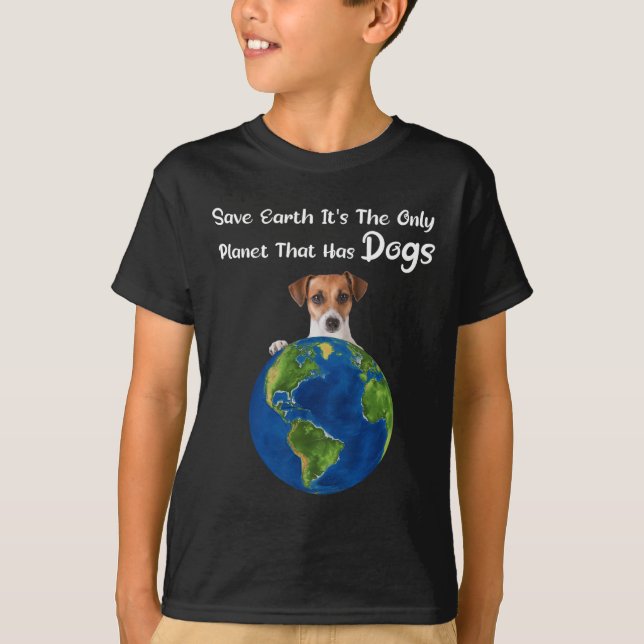 Camiseta Salvar la Tierra es el único planeta que tiene per (Anverso)