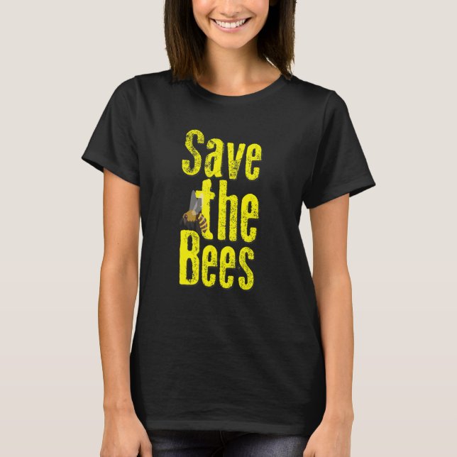 Camiseta Salvar las abejas (Anverso)
