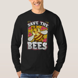 Camiseta Salvar Las Abejas Abejorro Abeja Melífera Abejas L