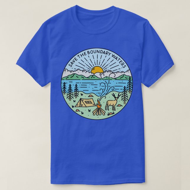 Camiseta Salvar las aguas fronterizas (Diseño del anverso)