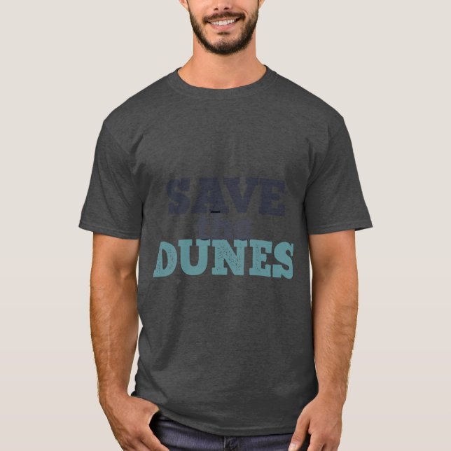 Camiseta Salvar las Dunas Tamaño grande (Anverso)
