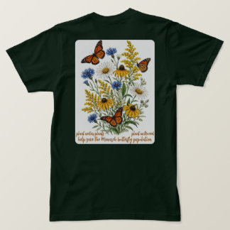 Camiseta Salvar las mariposas monarca