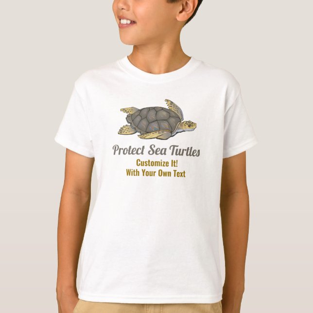 Camiseta Salvar las tortugas marinas el clima de los hábita (Anverso)