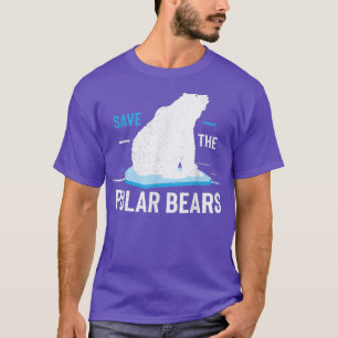 Camiseta Salvar los osos polares sudadera Animal Vintage Re