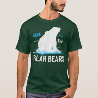 Camiseta Salvar los osos polares sudadera Animal Vintage Re