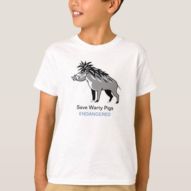 Camiseta Salvar los PIGS de la guerra - Gráficos animales e (Anverso)