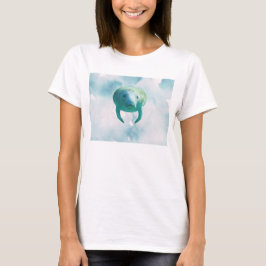 Camiseta Salvar Manatíes Arte Acuarela de Manatí
