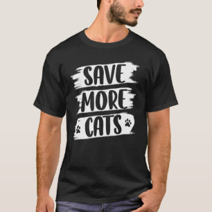 Camiseta Salvar más gatos Gatitos Mascota Amor animal 2