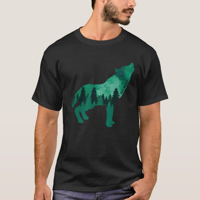 Camiseta Salvar Nuestra Protección Ambiental De Woods Howli (Anverso)